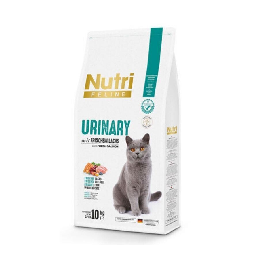 Nutri Feline Urinary Böbrek Sağlığı Destekleyici Somonlu Düşük Tahıllı Yetişkin Kedi Maması 10 KG | SRC: Barcode: 8699310420251
